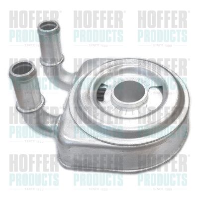 Oil Cooler, engine oil HOFFER 8095049