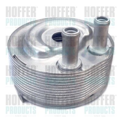 Oil Cooler, engine oil HOFFER 8095055
