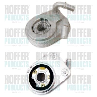 HOFFER 8095061 Oil Cooler, engine oil