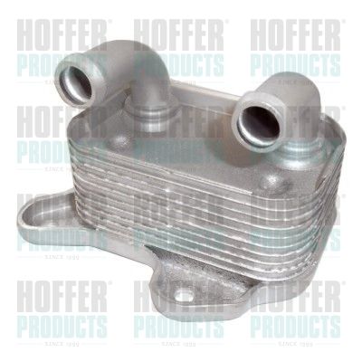 Oil Cooler, engine oil HOFFER 8095115