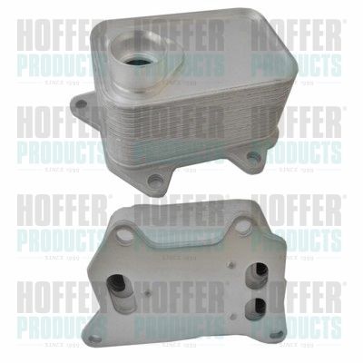 Oil Cooler, engine oil HOFFER 8095121