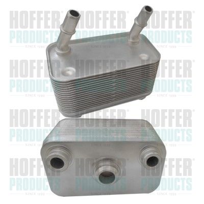 Oil Cooler, engine oil HOFFER 8095137