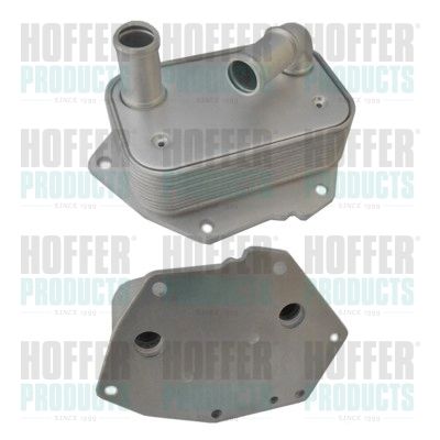 Oil Cooler, engine oil HOFFER 8095157