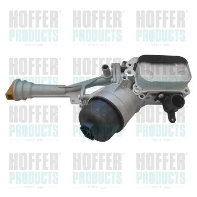 Oil Cooler, engine oil HOFFER 8095159C