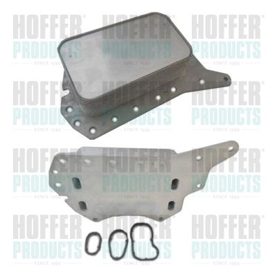 HOFFER 8095161 Oil Cooler, engine oil