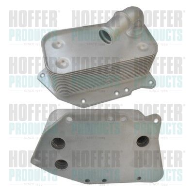 Oil Cooler, engine oil HOFFER 8095191
