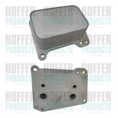 Oil Cooler, engine oil HOFFER 8095196