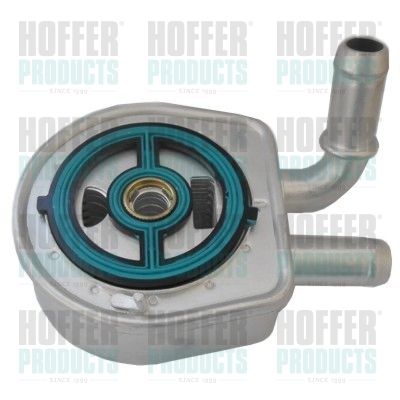 Oil Cooler, engine oil HOFFER 8095198