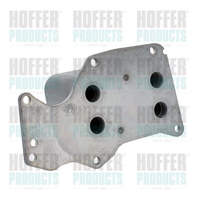 Oil Cooler, engine oil HOFFER 8095202