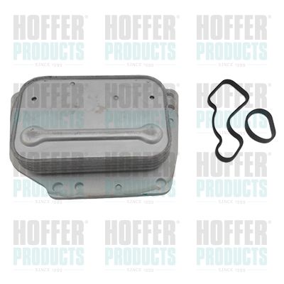 Oil Cooler, engine oil HOFFER 8095212
