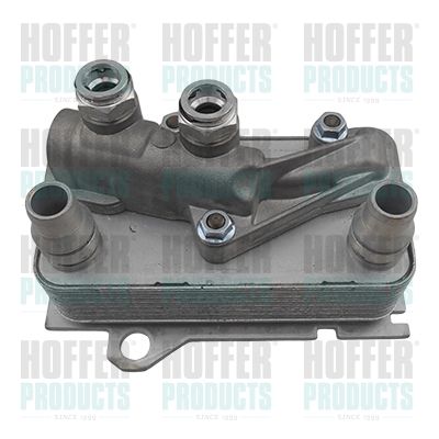 Oil Cooler, engine oil HOFFER 8095213