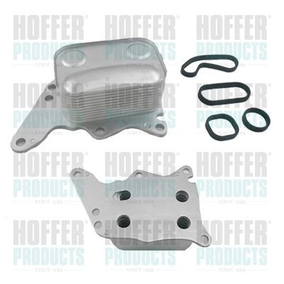 HOFFER 8095222 Oil Cooler, engine oil
