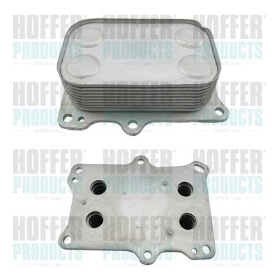 Oil Cooler, engine oil HOFFER 8095227