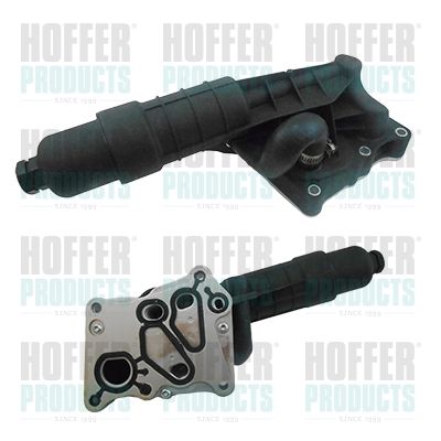 Oil Cooler, engine oil HOFFER 8095231