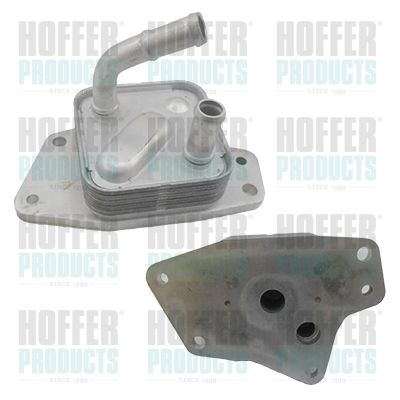 Oil Cooler, engine oil HOFFER 8095238