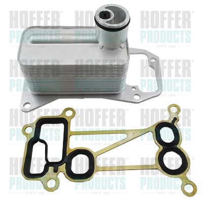 Oil Cooler, engine oil HOFFER 8095249