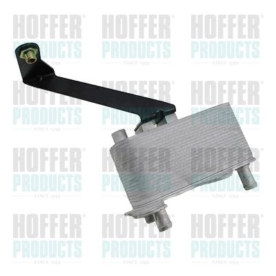 Oil Cooler, engine oil HOFFER 8095251