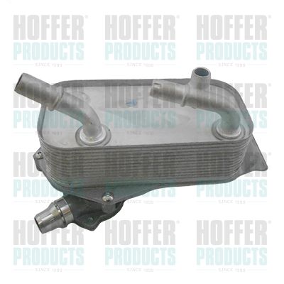 Oil Cooler, engine oil HOFFER 8095254