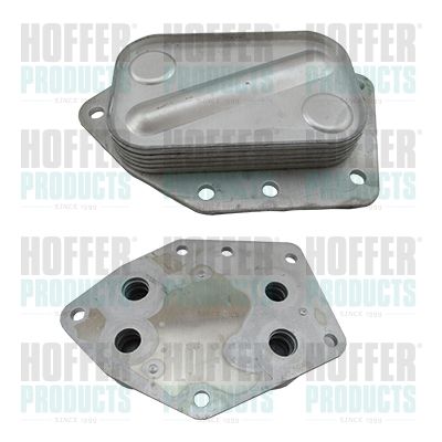 Oil Cooler, engine oil HOFFER 8095265