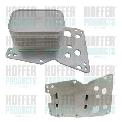 Oil Cooler, engine oil HOFFER 8095267