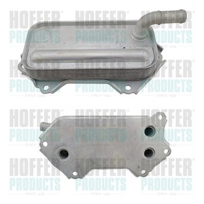 Oil Cooler, engine oil HOFFER 8095279