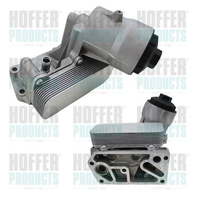 Oil Cooler, engine oil HOFFER 8095312