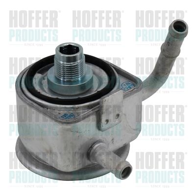 Oil Cooler, engine oil HOFFER 8095318
