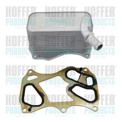 Oil Cooler, engine oil HOFFER 8095324
