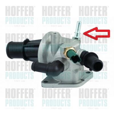 Thermostat, coolant HOFFER 8192497