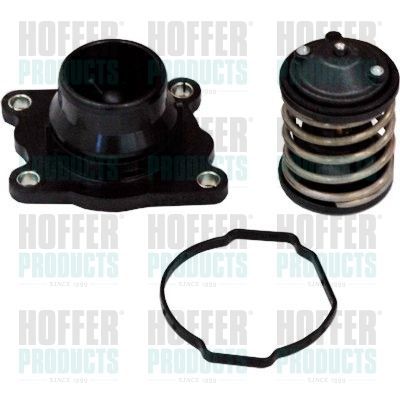 HOFFER 8192686K Thermostat, coolant