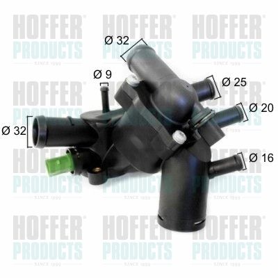 HOFFER 8192799 Thermostat, coolant