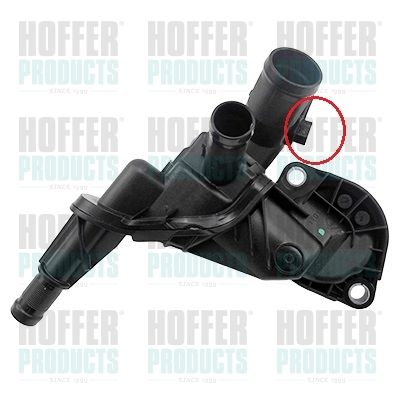 HOFFER 8192858 Thermostat, coolant