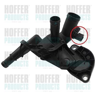 Thermostat, coolant HOFFER 8192860