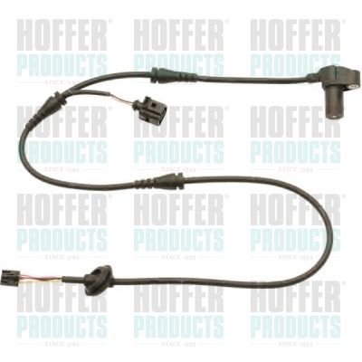 Sensor, wheel speed HOFFER 8290068