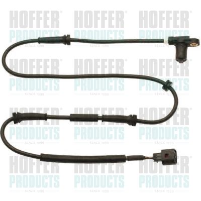 Sensor, wheel speed HOFFER 8290071