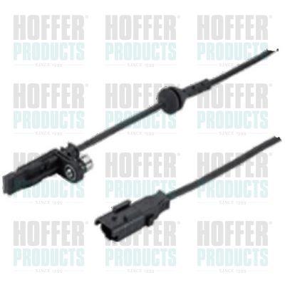 Sensor, wheel speed HOFFER 8290083