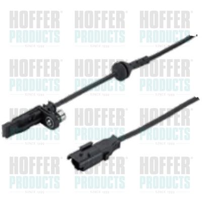 Sensor, wheel speed HOFFER 8290084