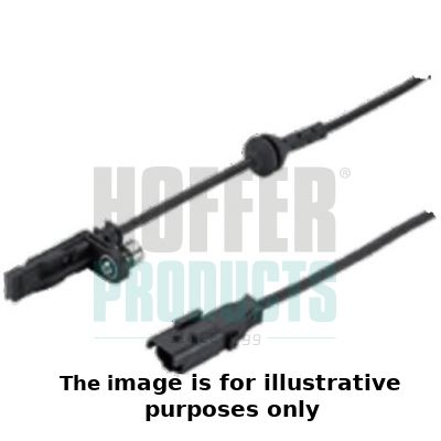 Sensor, wheel speed HOFFER 8290084E