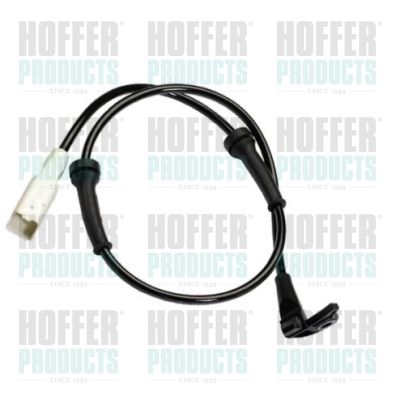Sensor, wheel speed HOFFER 8290085