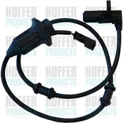 Sensor, wheel speed HOFFER 8290137