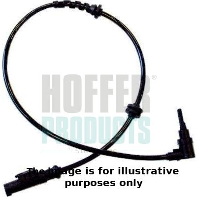 Sensor, wheel speed HOFFER 8290266E