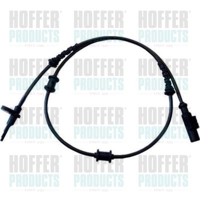 Sensor, wheel speed HOFFER 8290271