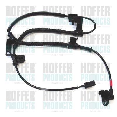 Sensor, wheel speed HOFFER 8290357