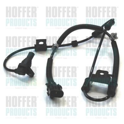 Sensor, wheel speed HOFFER 8290370
