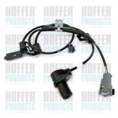 Sensor, wheel speed HOFFER 8290449
