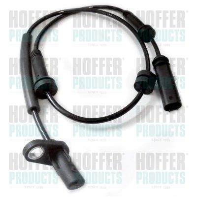 Sensor, wheel speed HOFFER 8290640