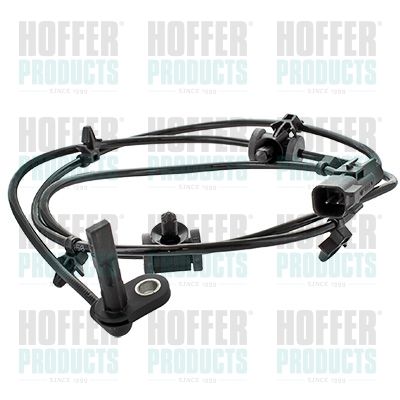 Sensor, wheel speed HOFFER 8290892