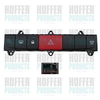 Hazard Warning Light Switch HOFFER H206048