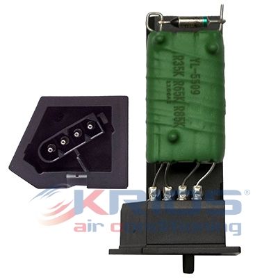 HOFFER K109041 Resistor, interior blower