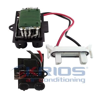 HOFFER K109057 Series resistor, electric motor (radiator fan)
